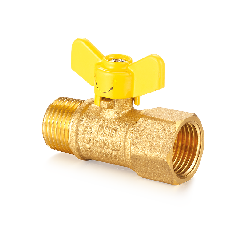 YH-205 Brass Ball Valve with Papilio Handle（F/M）