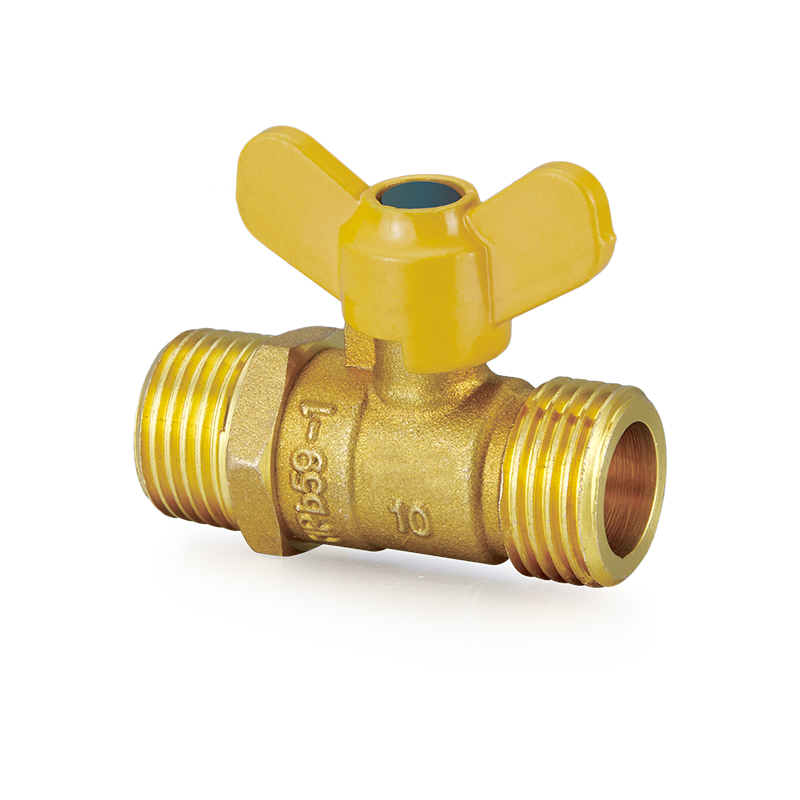YH-206 Brass Ball Valve with Papilio Handle（M/M）