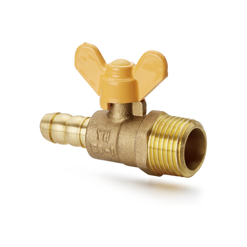 YH-207 Brass Ball Valve with Papilio Handle（M/hose iungo）